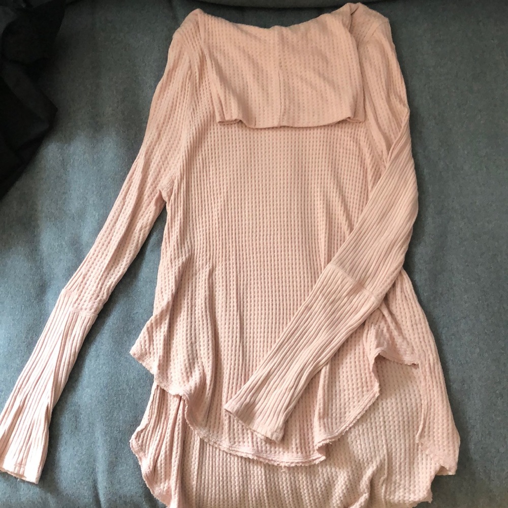 Free people long sleeve turtleneck oversized top